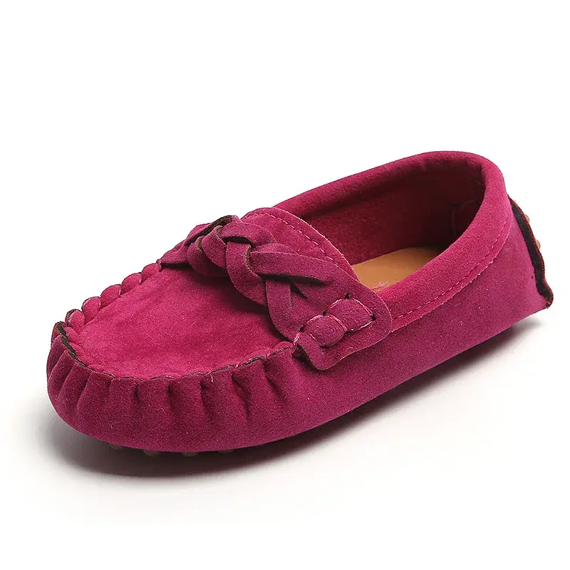 Kids Flats Loafers 2024 Spring New Casual Children Moccasin Shoes Korean Version Baby Girls and Boys Soft Kids Fashion Slip-on