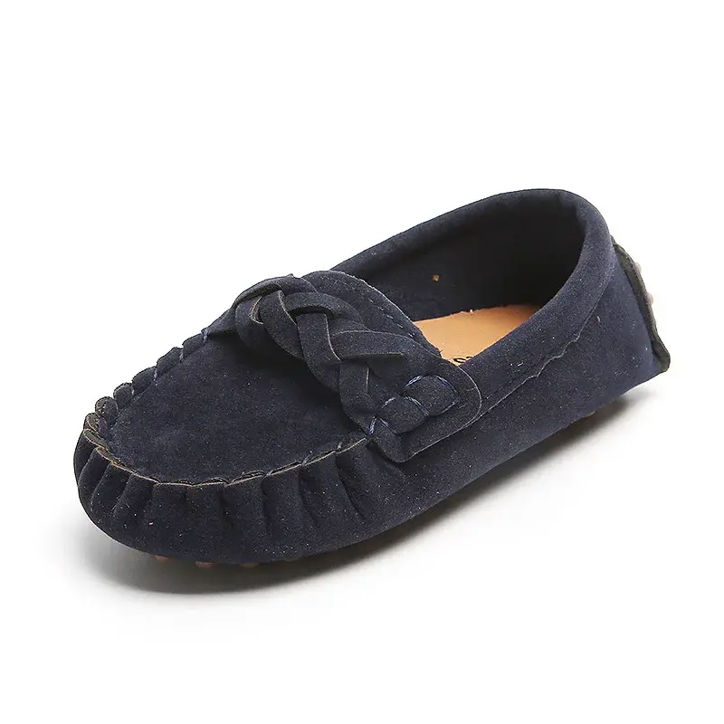 Kids Flats Loafers 2024 Spring New Casual Children Moccasin Shoes Korean Version Baby Girls and Boys Soft Kids Fashion Slip-on
