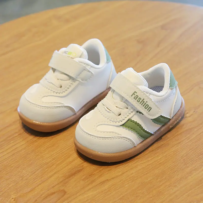 Kids Sneakers for Girls 2025 New Spring Toddler Boy Shoes Non-slip Versatile Children's Causal Walking Shoes Black Soft Bottom