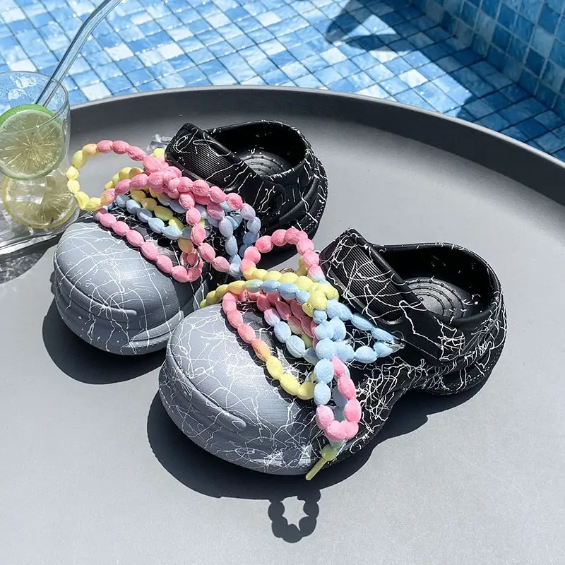 2025 Children Casual Slippers for Girls Summer New Fashion Korean Style Soft Bottom Anti-slippery Versatile Trend Beach Shoes