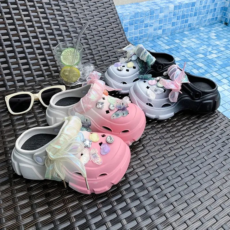 2025 Children Casual Shoes for Girls Summer New Fashion Korean Style Soft Sole Anti-slippery Versatile Chic Cool Beach Slippers