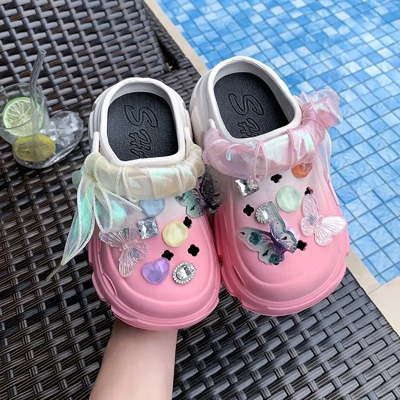 2025 Children Casual Shoes for Girls Summer New Fashion Korean Style Soft Sole Anti-slippery Versatile Chic Cool Beach Slippers