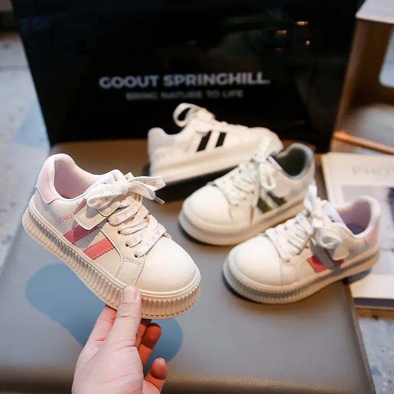 2025 Spring New Children Casual Sneakers for Girl Fashion Korean Style Soft Sole Anti-slippery Versatile Chic School Simple Shoe
