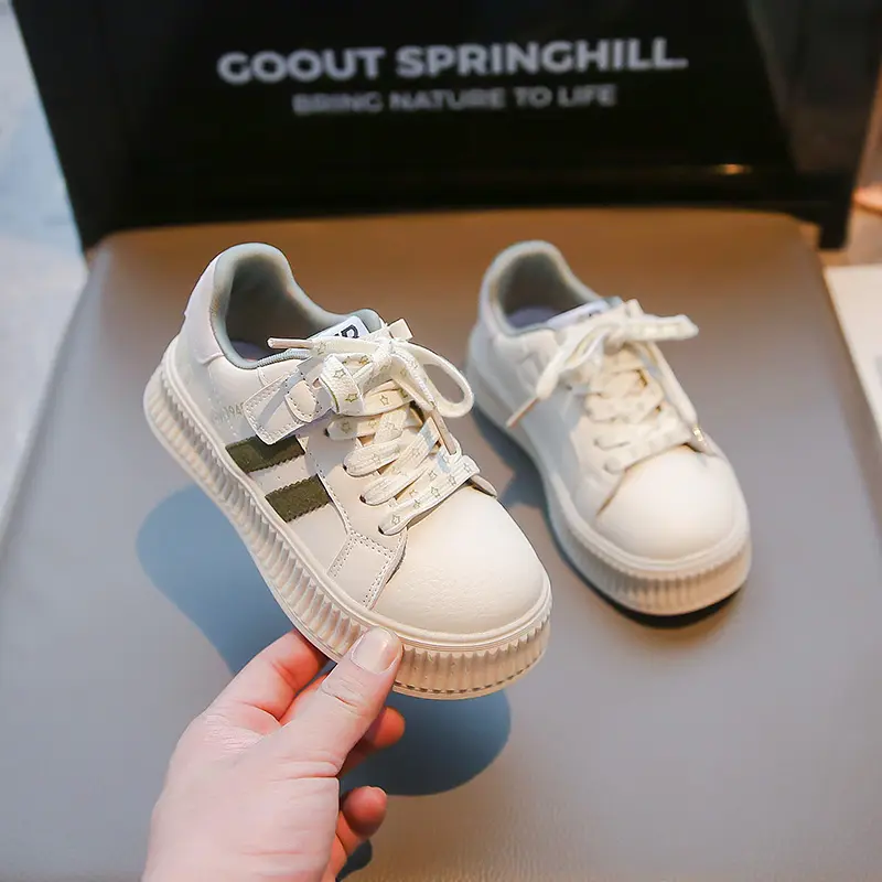 2025 Spring New Children Casual Sneakers for Girl Fashion Korean Style Soft Sole Anti-slippery Versatile Chic School Simple Shoe
