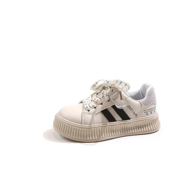 2025 Spring New Children Casual Sneakers for Girl Fashion Korean Style Soft Sole Anti-slippery Versatile Chic School Simple Shoe