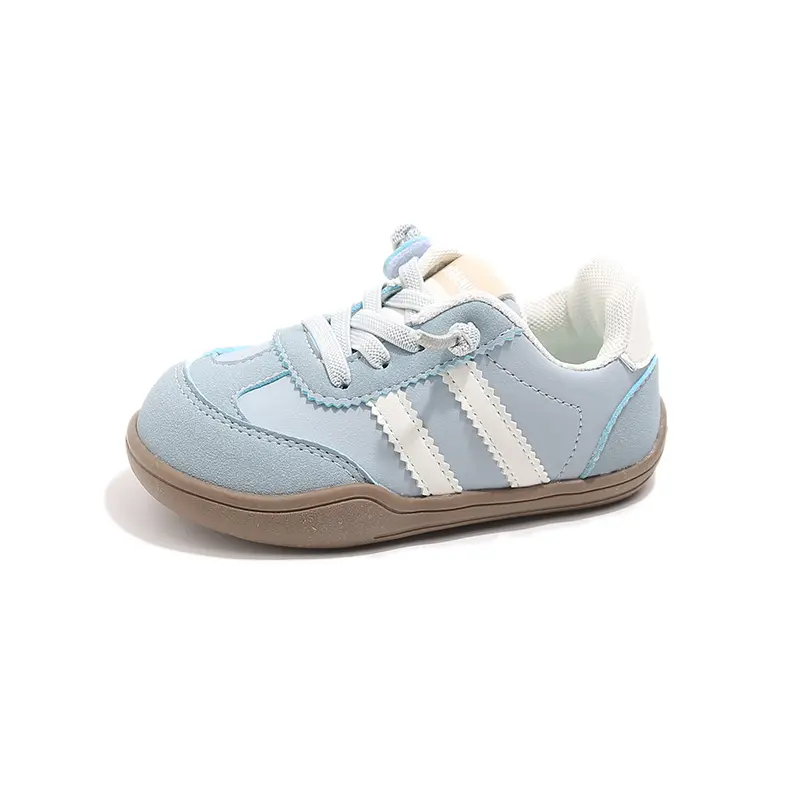 Kids Sports Shoes Striped Classic Children Flats Casual Shoes Soft Sole 2025 Autumn New Girls Running Shoes Fashion Comfortable