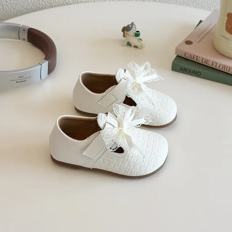 2025 Children Casual Leather Shoes for Girls Autumn New Fashion Korean Style Soft Bottom Anti-slippery Versatile Princess Shoes