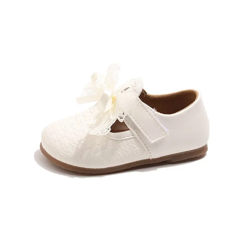 2025 Children Casual Leather Shoes for Girls Autumn New Fashion Korean Style Soft Bottom Anti-slippery Versatile Princess Shoes