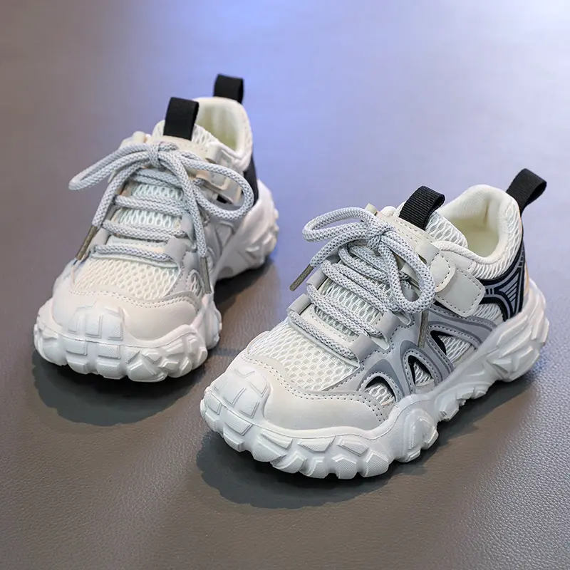 Children's Mesh Sneakers 2025 Spring Autumn Breathable Shoes for Kids Girls School Fashion Sports Versatile Toddler Boy Shoes