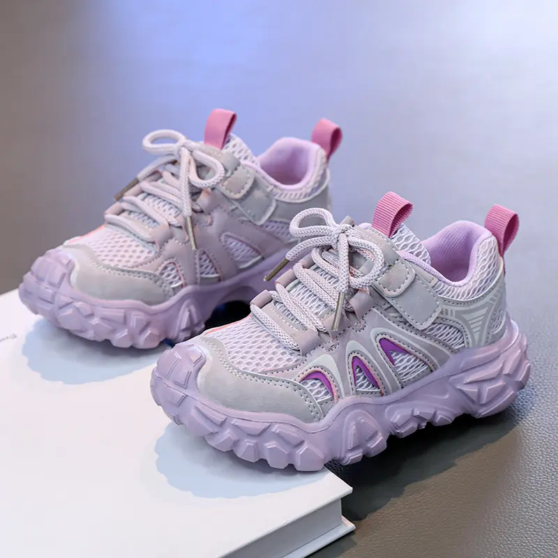 Children's Mesh Sneakers 2025 Spring Autumn Breathable Shoes for Kids Girls School Fashion Sports Versatile Toddler Boy Shoes