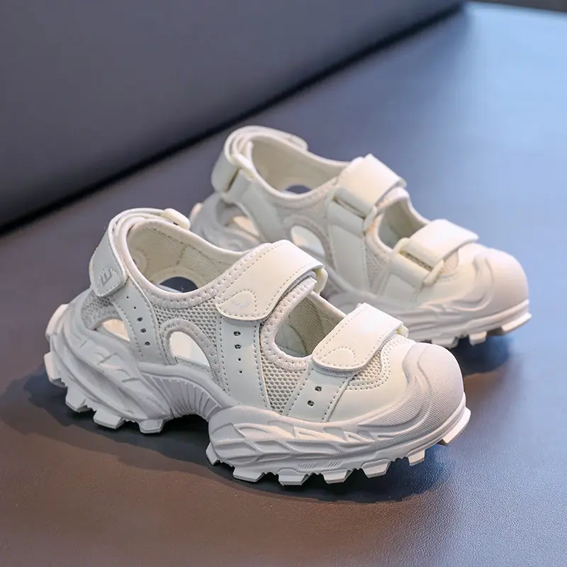 2025 Children Casual Sneakers for Girls Summer New Fashion Korean Style Soft Bottom Non-slip Cut-outs School Breathable Shoes