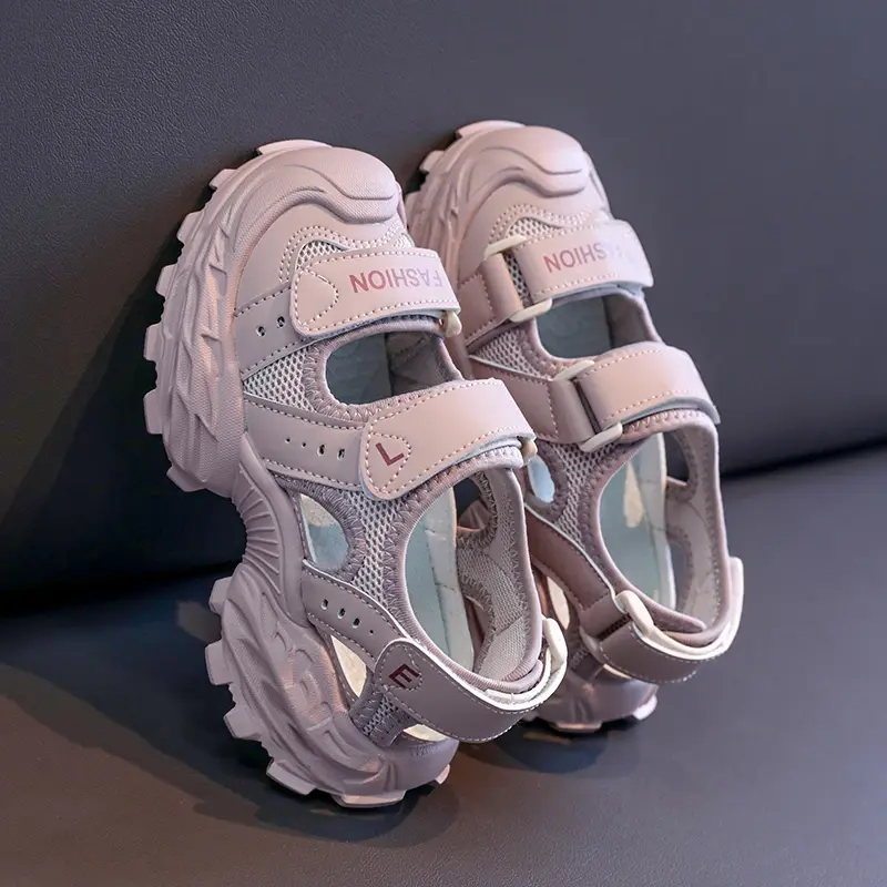 2025 Children Casual Sneakers for Girls Summer New Fashion Korean Style Soft Bottom Non-slip Cut-outs School Breathable Shoes