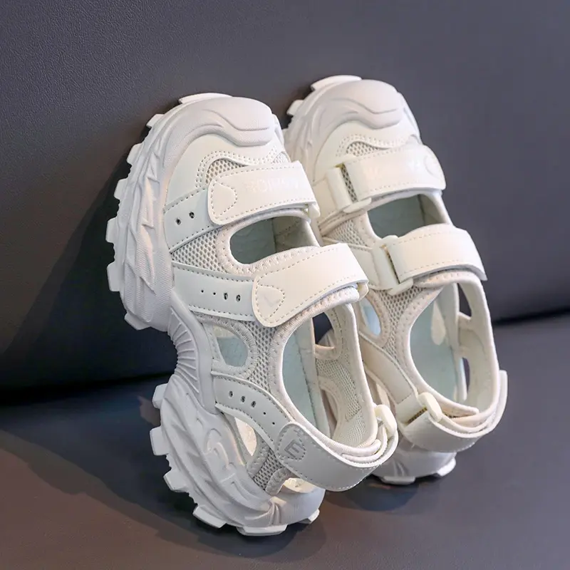 2025 Children Casual Sneakers for Girls Summer New Fashion Korean Style Soft Bottom Non-slip Cut-outs School Breathable Shoes