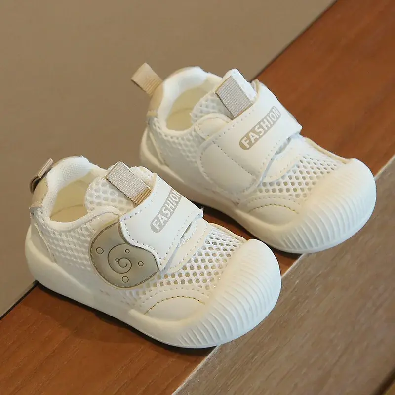 Baby Sports Shoes Soft Sole Cute Boys Girls Casual Shoes Mesh Breathable 2025 New Toddler Walking Shoes First Walkers Non-slip