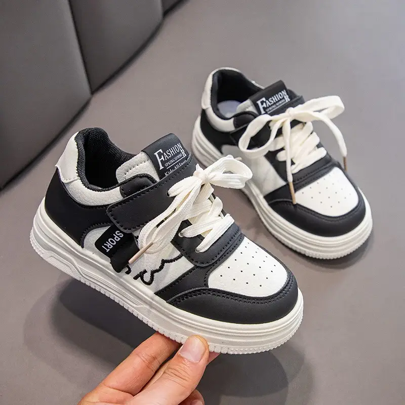 2025 Children Casual Shoe for Girls Boys Spring New Fashion Korean Style Soft Anti-slippery Versatile Student Little White Shoes