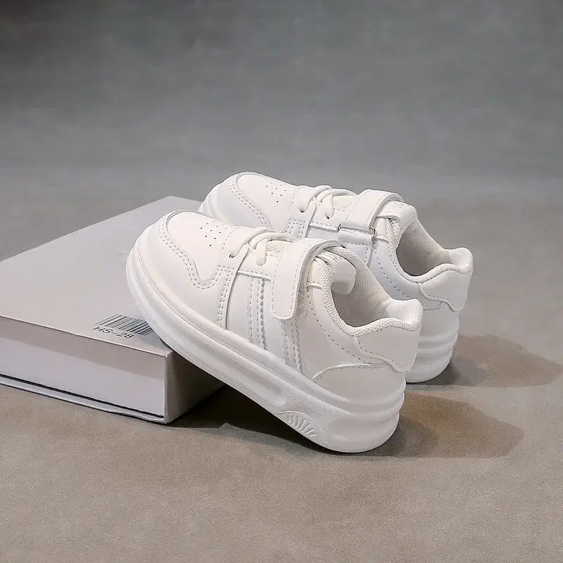 Kids Casual Shoes for Students 2025 New Boys Girls School White Shoes Non-slip Soft Sole Children Skate Shoes Sneakers Trendy