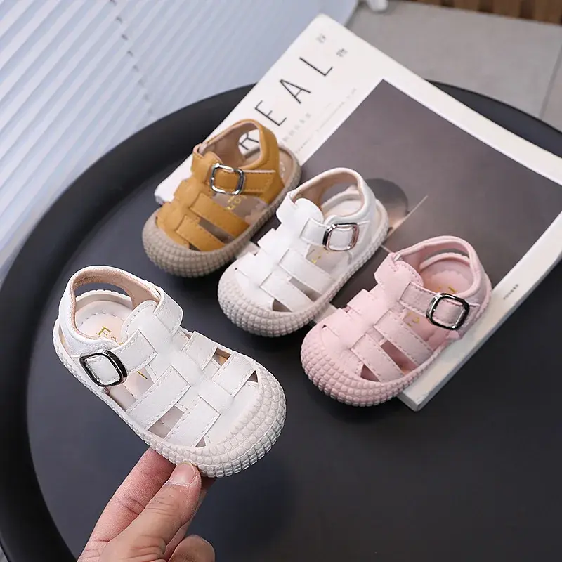 Summer Toddlers Girls Hollow-out Sandals Fashion Children Causal Beach Sandals for Boys Versatile Kids Walking Flat Sandals New