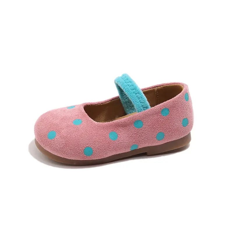 2025 Children Casual Shoes for Girls Spring New Fashion Korean Style Soft Bottom Anti-slippery Versatile Chic Sweet Dress Shoes