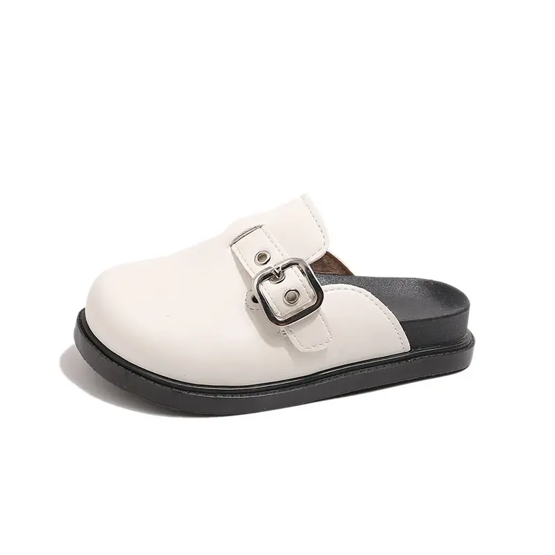 Children Casual Leather Shoes for Girls 2025 Summer New Fashion Korean Style Soft Bottom Anti-slippery Versatile Elegant Shoes