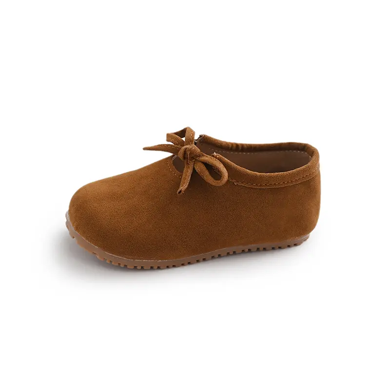 Spring Autumn New Children's Leather Shoes Simple Non-slip Girls Fashion Causal Shoes Soft Bottom Versatile Kids Flats Moccasins