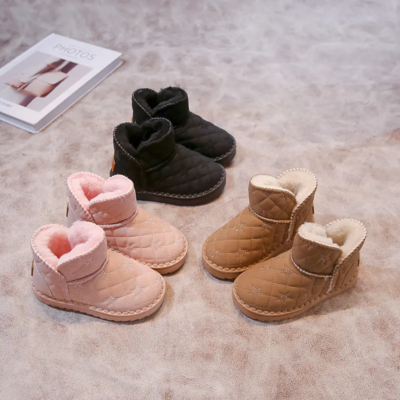 2025 Children Casual Snow Boots for Girls Boys Winter New Fashion Korean Style Soft Bottom Anti-slippery Versatile Short Boots