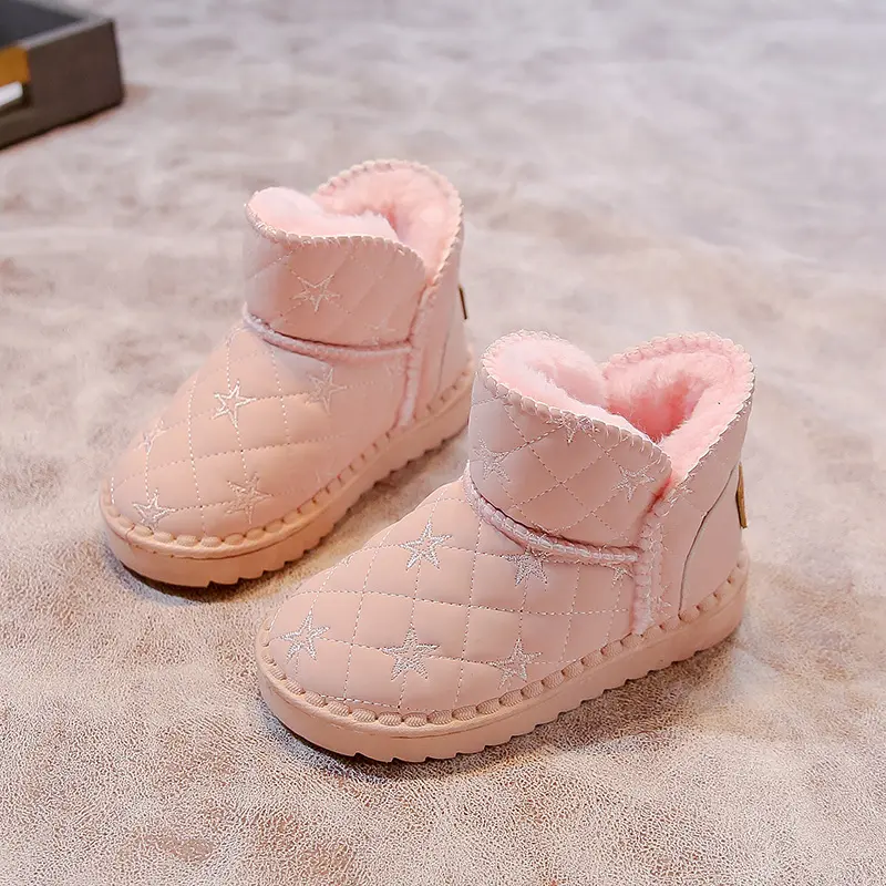 2025 Children Casual Snow Boots for Girls Boys Winter New Fashion Korean Style Soft Bottom Anti-slippery Versatile Short Boots