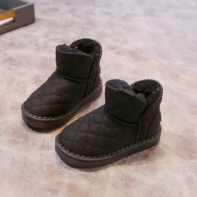 2025 Children Casual Snow Boots for Girls Boys Winter New Fashion Korean Style Soft Bottom Anti-slippery Versatile Short Boots