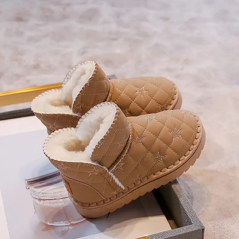 2025 Children Casual Snow Boots for Girls Boys Winter New Fashion Korean Style Soft Bottom Anti-slippery Versatile Short Boots