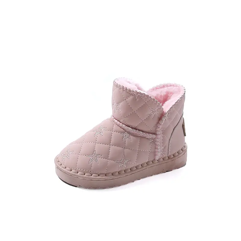 2025 Children Casual Snow Boots for Girls Boys Winter New Fashion Korean Style Soft Bottom Anti-slippery Versatile Short Boots