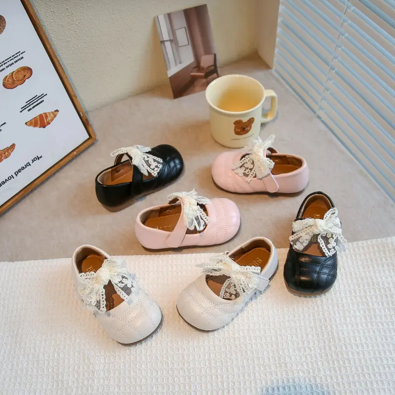 2025 Children Leather Shoes for Girls Summer New Fashion Korean Style Soft Bottom Anti-slippery Versatile Princess Dress Shoes
