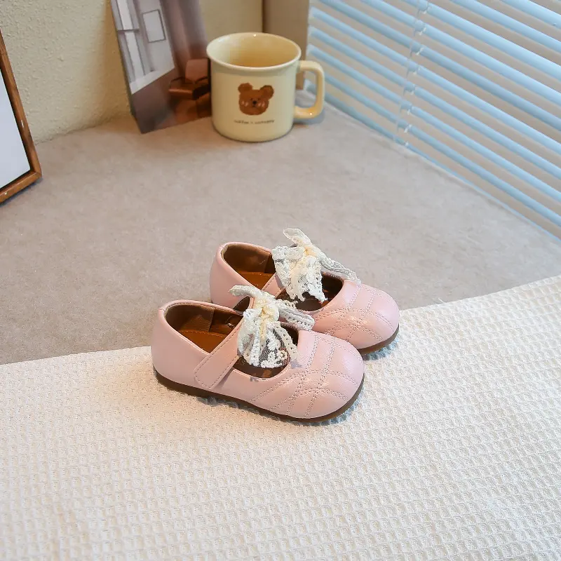 2025 Children Leather Shoes for Girls Summer New Fashion Korean Style Soft Bottom Anti-slippery Versatile Princess Dress Shoes