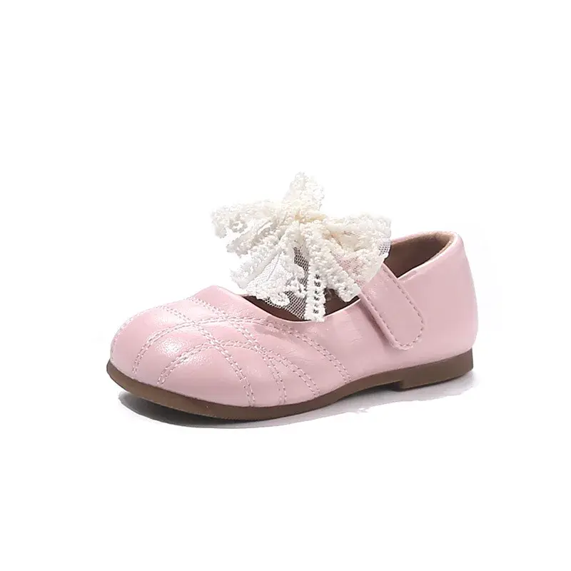 2025 Children Leather Shoes for Girls Summer New Fashion Korean Style Soft Bottom Anti-slippery Versatile Princess Dress Shoes