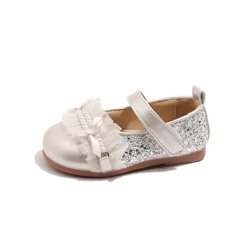 2025 Children Leather Shoes for Girls Spring Autumn New Fashion Korean Style Soft Bottom Anti-slippery Versatile Princess Shoes
