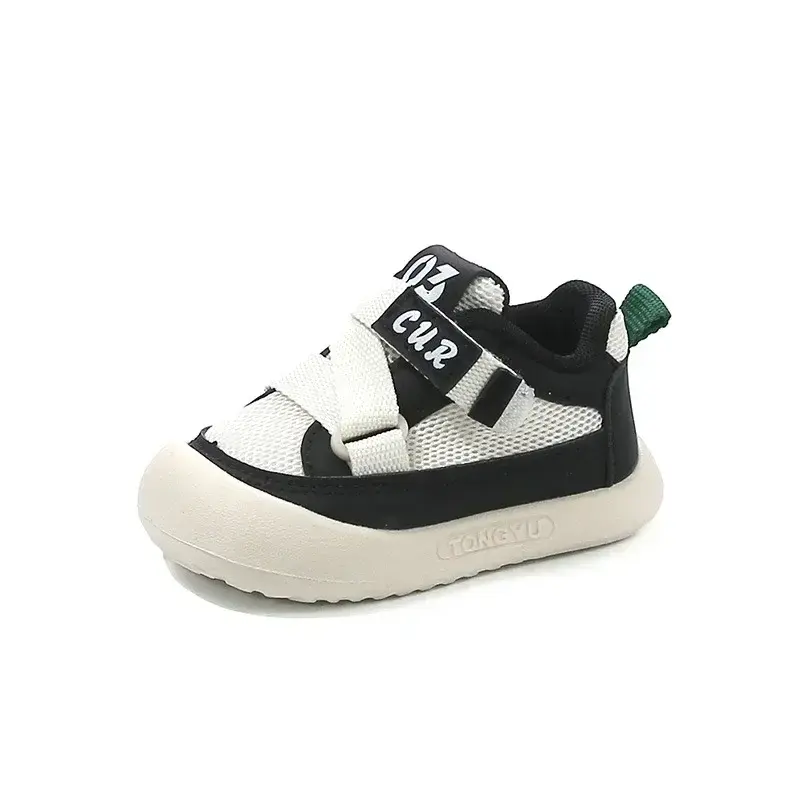 Baby Sports Shoes Toes Capped Anti-kicked 2025 New Kids Walking Shoes Mesh Breathable Boys Girls Casual Shoes Soft Sole Non-slip