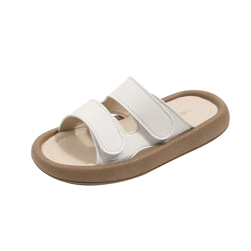 Children Slippers Simple Kids Summer Beach Shoes Boys Girls Casual Outdoor Indoor Slippers Open Toe Soft Sole 2024 New
