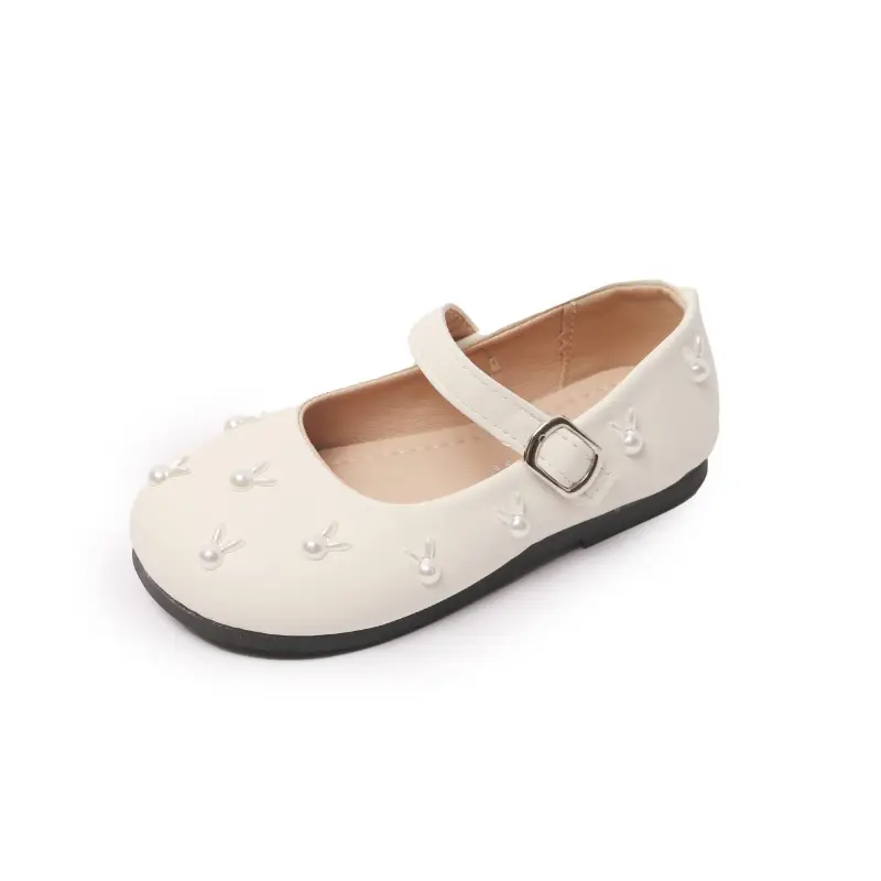 2025 Children Leather Shoes for Girls Autumn New Fashion Korean Style Soft Bottom Anti-slippery Versatile Princess Dress Shoes