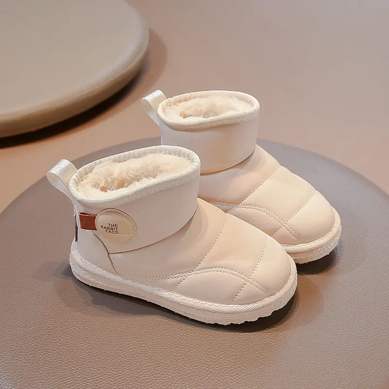 2025 Children Casual Boots for Girls Boys Winter New Fashion Korean Style Soft Bottom Anti-slippery Versatile Keep Warm Shoes