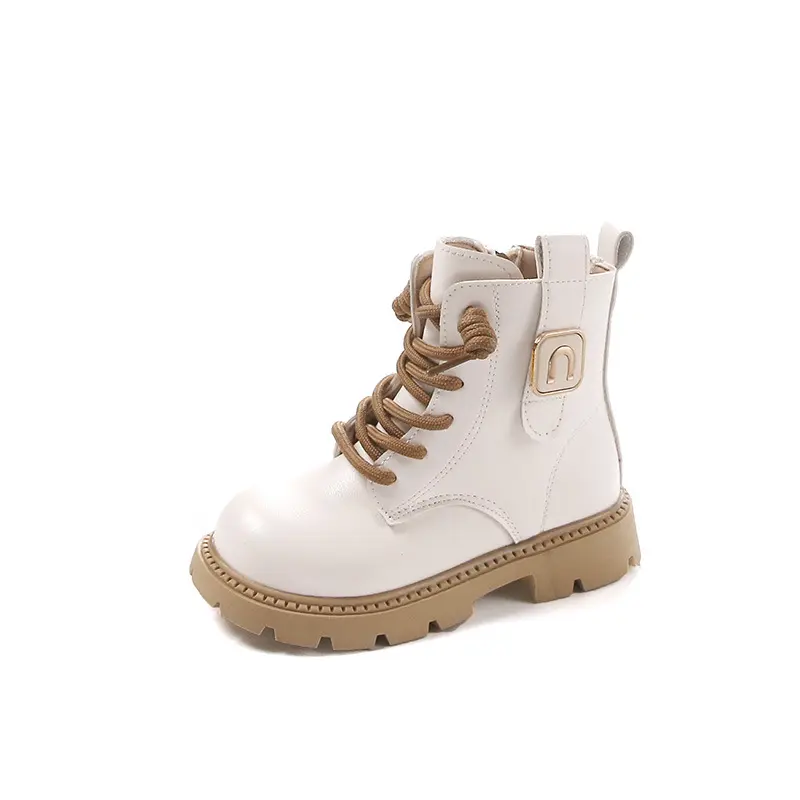 2025 Children Casual Boots for Girls Autumn New Fashion Korean Style Soft Bottom Anti-slippery Versatile Catwalk Princess Shoes