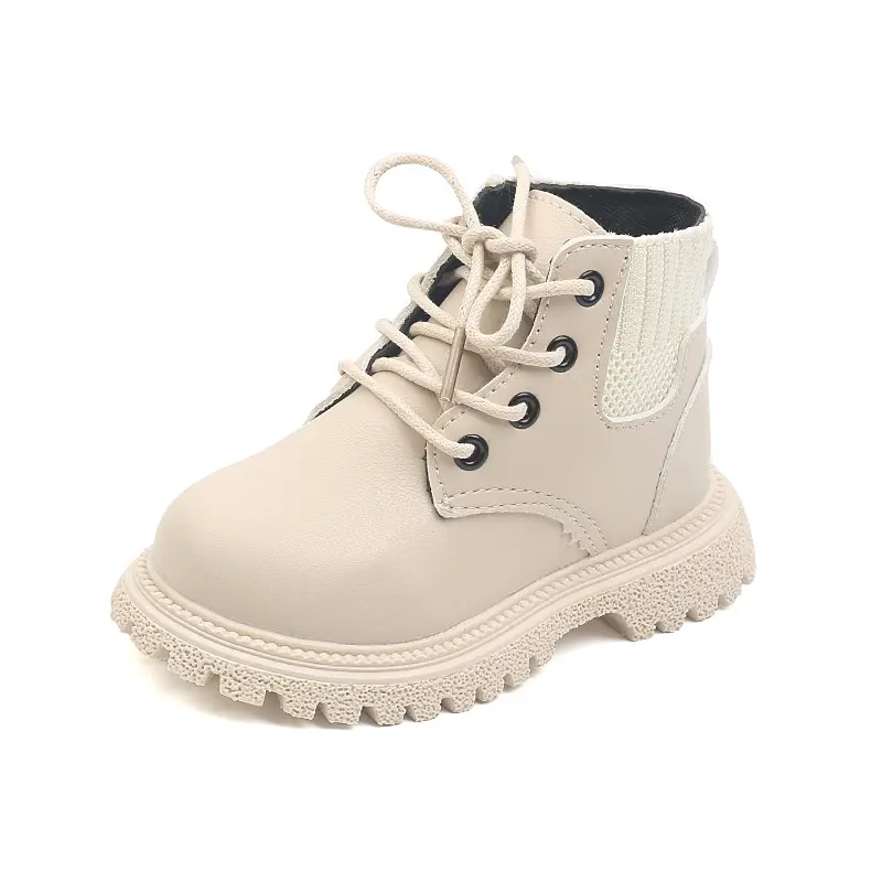 Kids Boots Children Ankle Boots Fashion Classic Rubber Boots for Toddlers Boys Girls Little Boy Short Shoes PU Leather 21-30 New