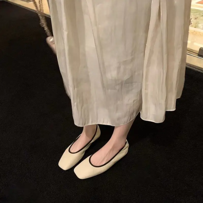 Women Flat Shoes Ballet Versatile Soft Bottom Ladies Shoes Fashion Simple Causal Boat Shoes Classic Slip on Women's Moccasins