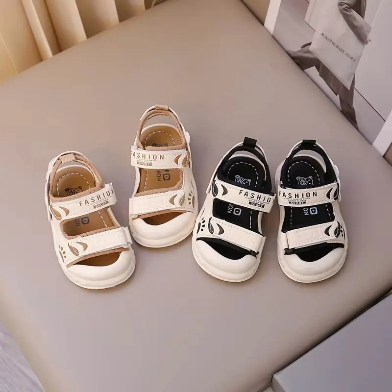 Summer Baby Sandals for Girls Boys Soft Bottom PU Leather Children Shoes Fashion Little Kids Beach Sandals Toddler Shoes I03065