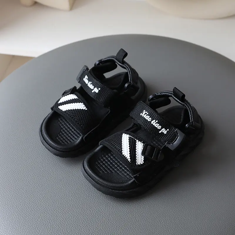 Girls Beach Sandals Summer Baby Sport Sandals Boys Net Cloth Kids Sneakers Size 21-36 Comfortable Canvas Water Shoes Kids H06175