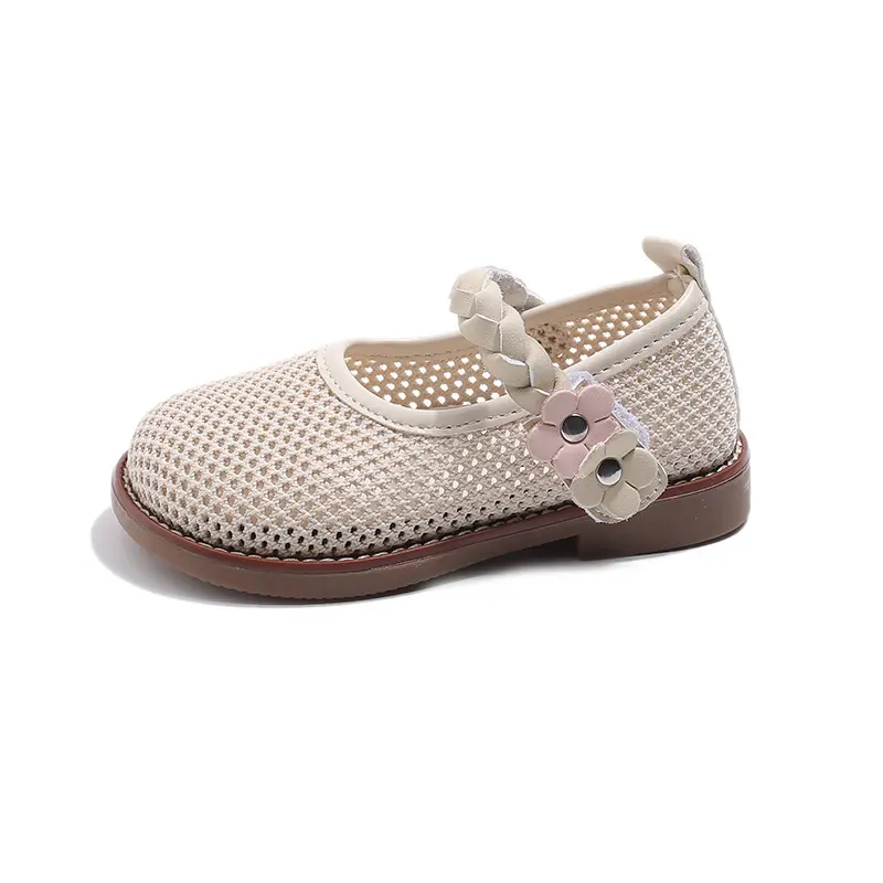 Summer Girl's Sneakers High Quality Breathable Casual Shoes Sandals Outdoor Non-Slip Girl Weave Strape Children Footwear I06173