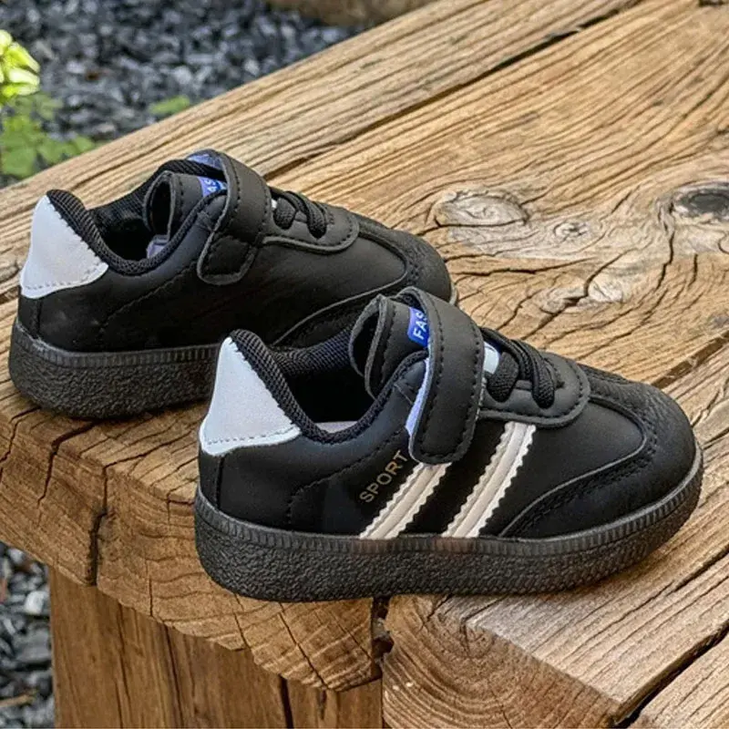 Toddler Baby Kids Fashion Design Walking Shoes Sneakers Stripes Non-slip Casual Shoes Boys Girls Breathable Outdoor Shoes H08092