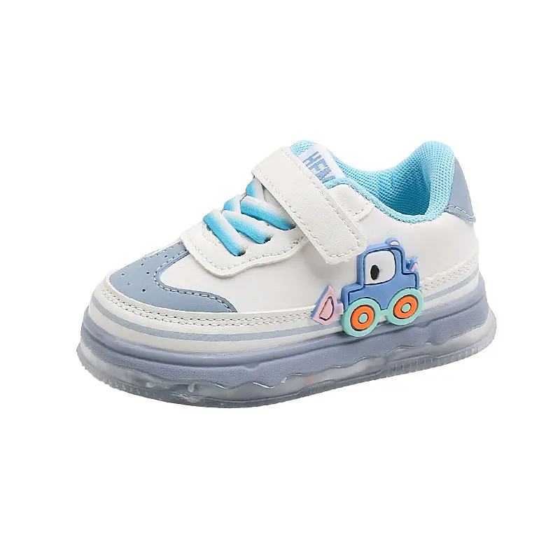 Funny LED Shoes for Children 0-3 Yrs Childhood Baby Boy Flat Shoes Luminous Sole Children Sneaker New Toddler Girls Shoes H06204