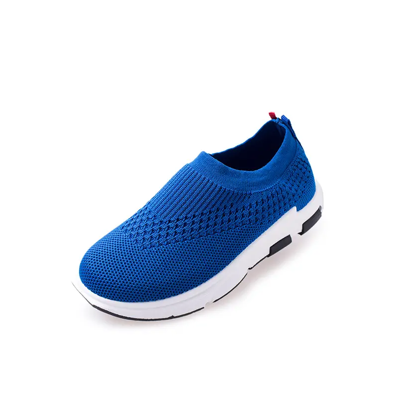 Black Red Blue Teenagers Girls Sneakers Slip on Elastic Kids Shoes Boys Student Training Shoes School PEclass Sneakers E01293