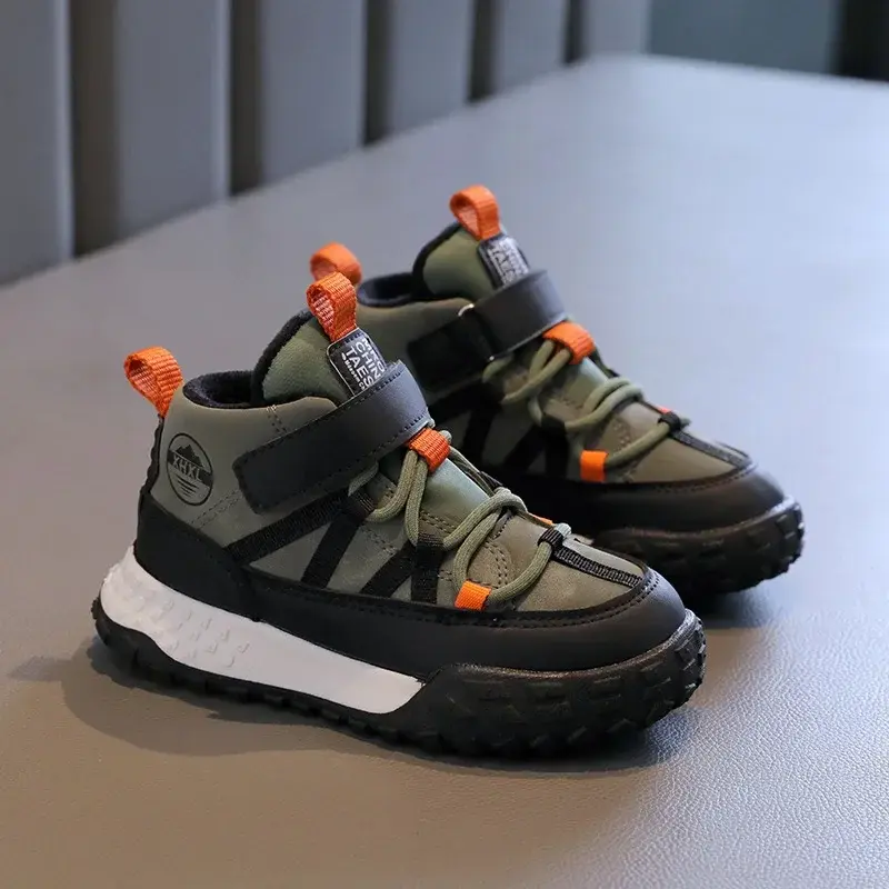 Sports Winter Children's Sneakers Boys Tennis Shoe for Girls Sneaker Kids Shoes Running Shoes Velvet Shoes Child Sneaker G10101