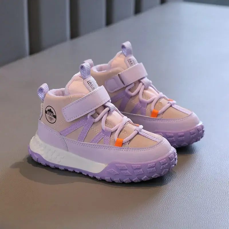 Sports Winter Children's Sneakers Boys Tennis Shoe for Girls Sneaker Kids Shoes Running Shoes Velvet Shoes Child Sneaker G10101