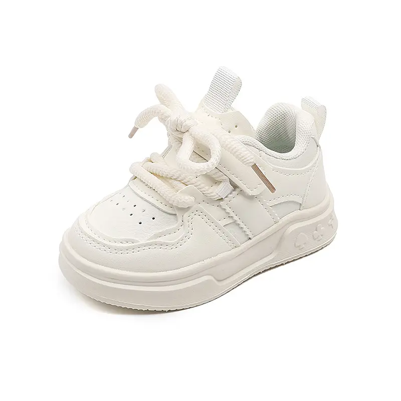 Children's Sneakers Kids Fashion Design White Non-slip Casual Shoes Boys Girls Breathable Sneakers Toddlers Outdoor Shoes I01123