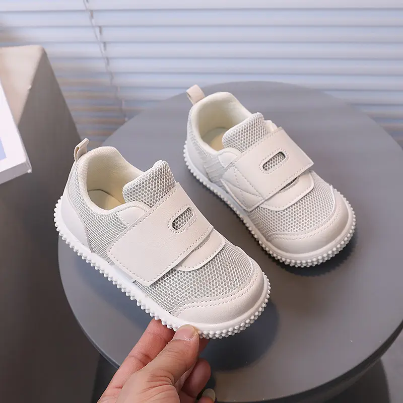 Spring Fall Breathable Mesh Children Physical Training Shoes Comfortable Soft Bottom Running Shoes Girl Boy Flat Sneakers H07183
